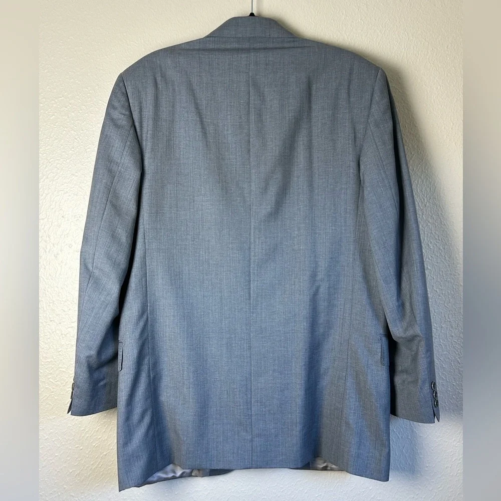 Vintage Yves Saint Lauren Pour Homme Men’s Grey Wool Blazer